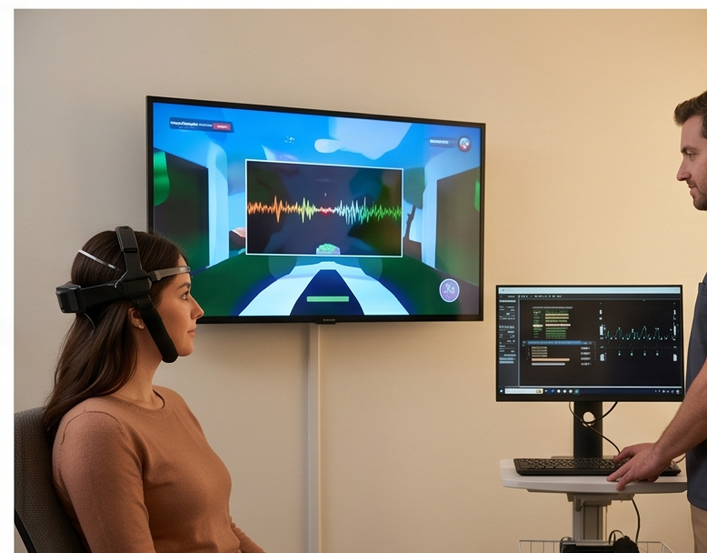 Sesión de neurofeedback